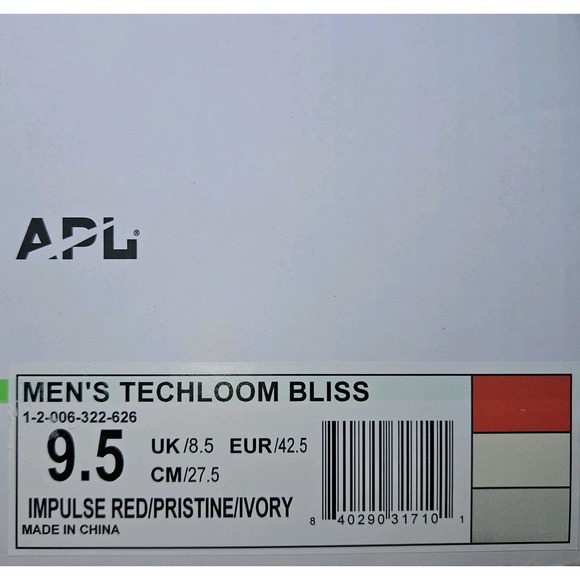 APL TechLoom Bliss Athletic Shoes Slip On Sneaker Bright Red Orange Size 9.5 NEW - Picture 6 of 8